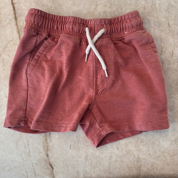 Cotton On Kids Rust Red Drawstring Shorts - Size 2 - Picture 1 of 3